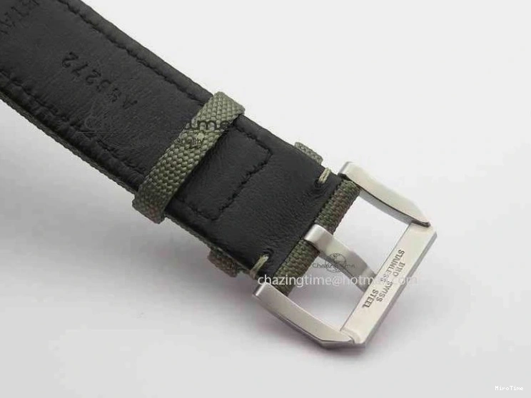 MIROTIME 0313 Big Pilot Real PR 48mm IW501902 Real Ceramic ZF 1:1 Best Edition On Green Nylon Strap A51111 V Durable 7249